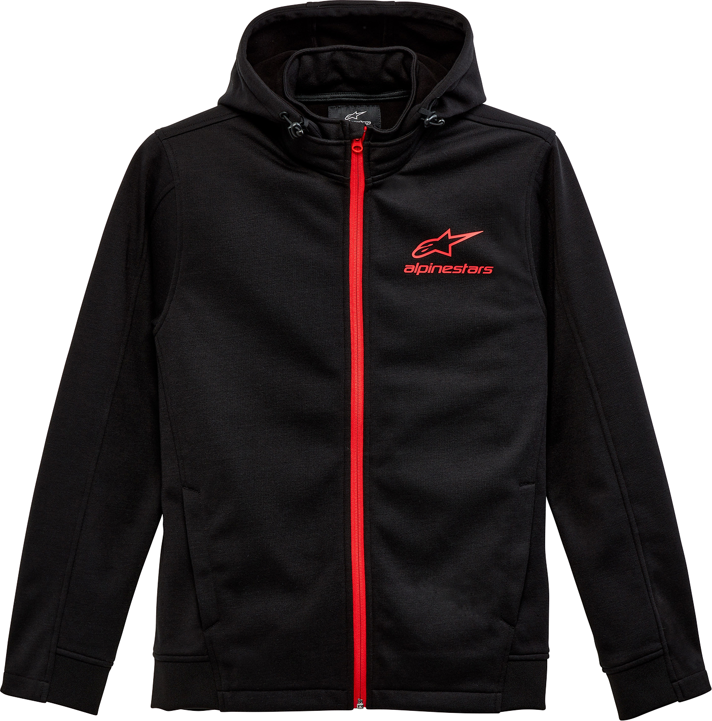ALPINESTARS, Alpinestars Zone Jacket 2XL - Black with Removable Hood and Micro Fleece Lining