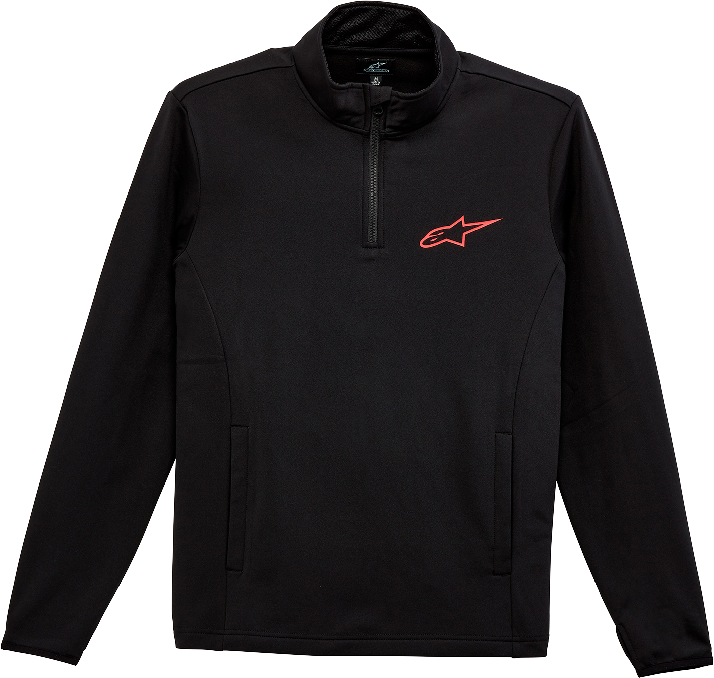 ALPINESTARS, Alpinestars Mission Jacket Black Size XL - Lightweight Quarter-Zip Athletic Outerwear