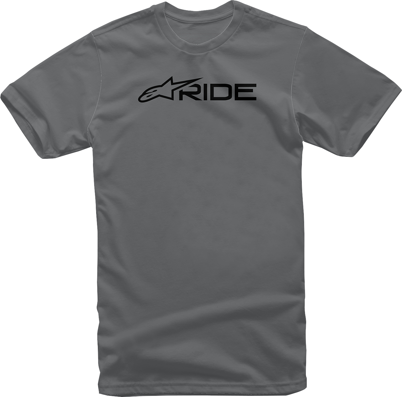 Alpinestars Ride 3.0 T-Shirt in charcoal and black, 2XL size, featuring the Alpinestars logo on the front.