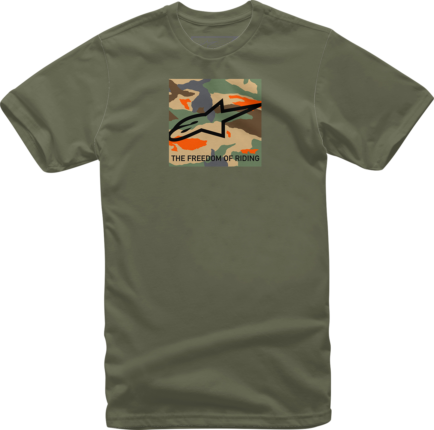 ALPINESTARS, ALPINESTARS Free Camo T-Shirt - Military Style, XL, Part Number 1232-72220690XL