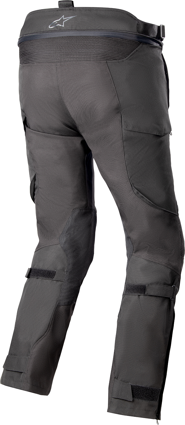 Alpinestars Bogota Pro Drystar motorcycle riding pants in black, 2XL, featuring protective armor and durable textile construction.