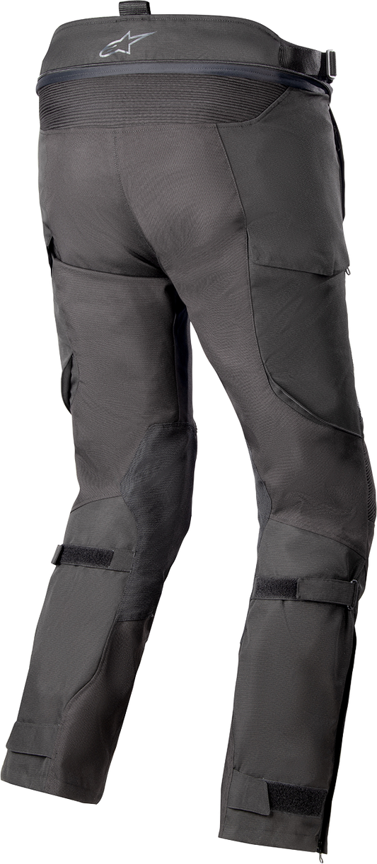 Alpinestars Bogota Pro Drystar motorcycle riding pants in black, 2XL, featuring protective armor and durable textile construction.