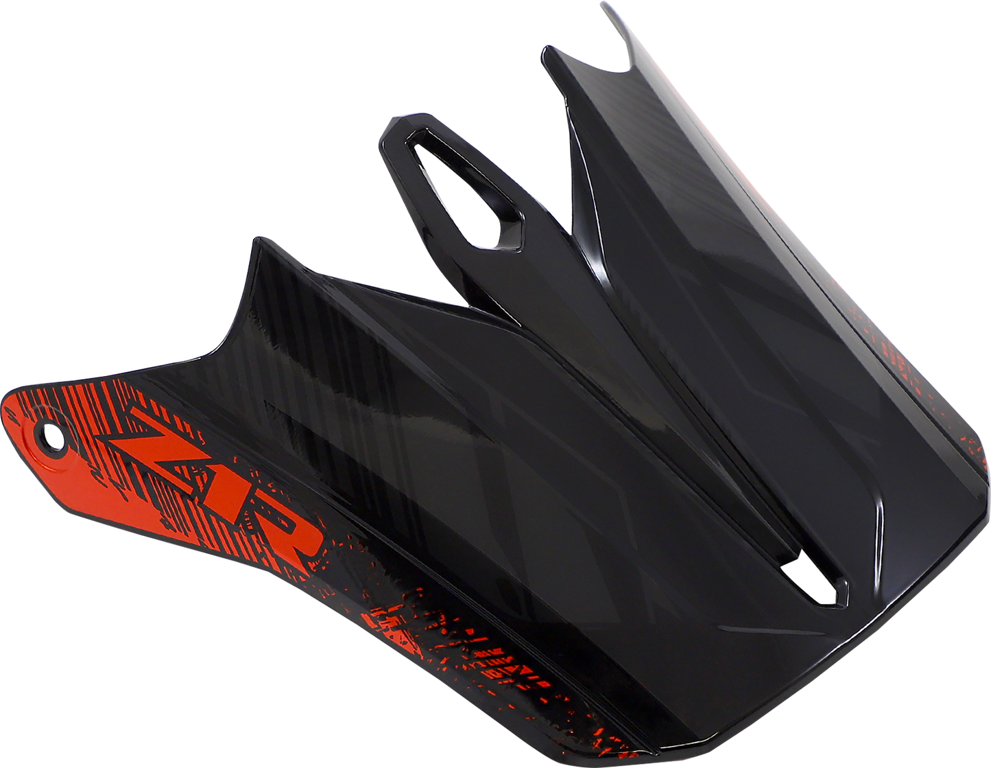 Z1R Z1R F.I. MIPS® visor kit in fractal red with clear visor and mounting hardware, designed for Z1R motorcycle helmets.