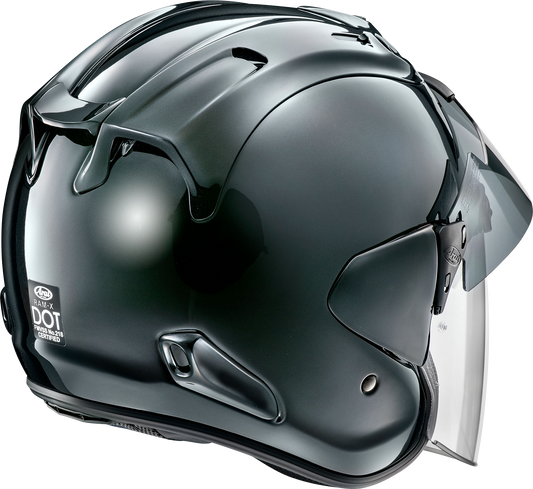 Arai Ram-X Modern Gray motorcycle helmet in XL size with sleek design, featuring clear visor and ventilation vents.