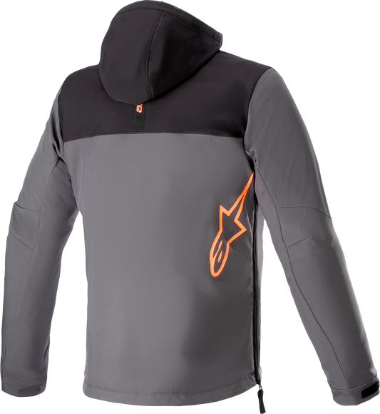 Alpinestars Sherpa Jacket in black and gray, 3XL size, featuring a cozy fleece lining and stylish design.