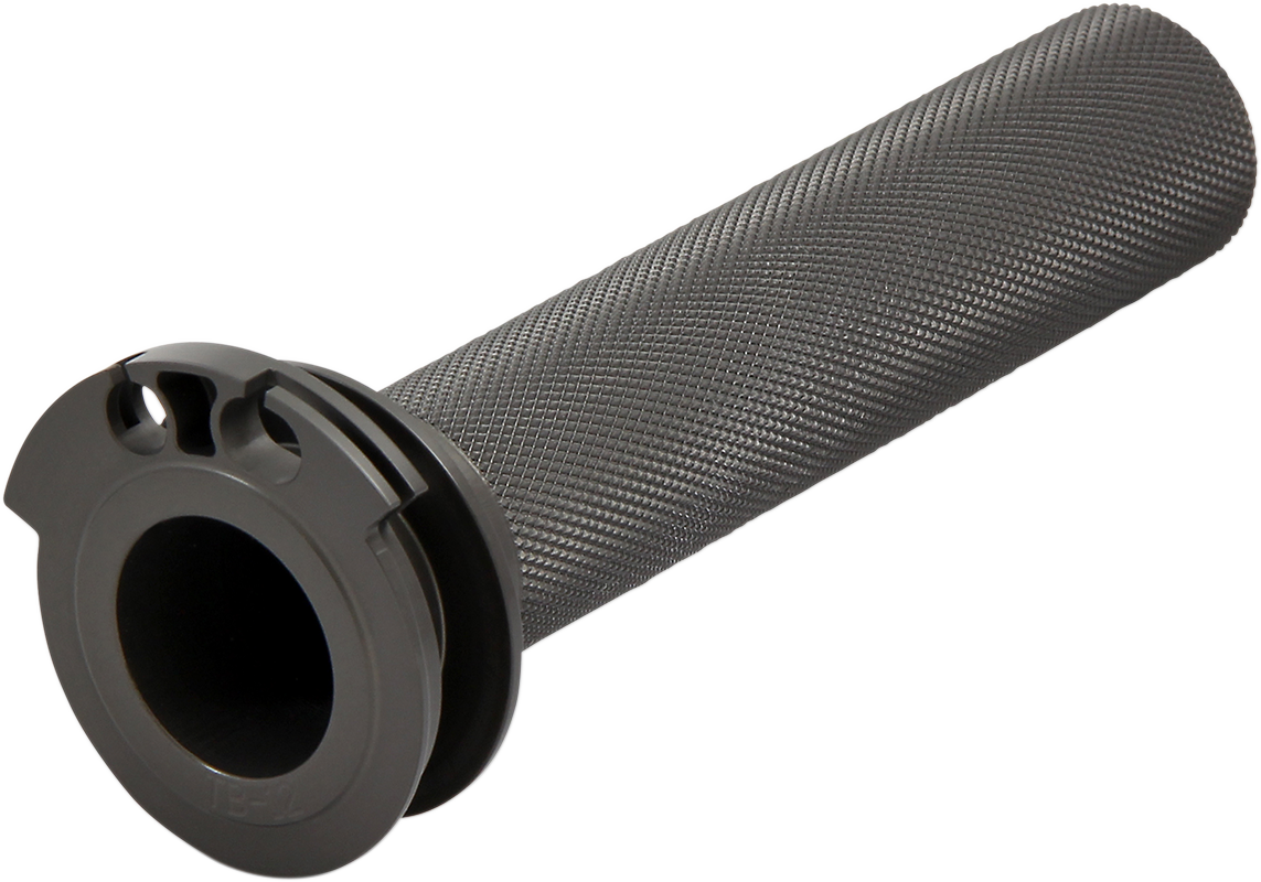 Aluminum PRO CIRCUIT Throttle Tube for KTM SX-F motorcycle, showing the TB-12 throttle tube with textured surface and mounting hole.