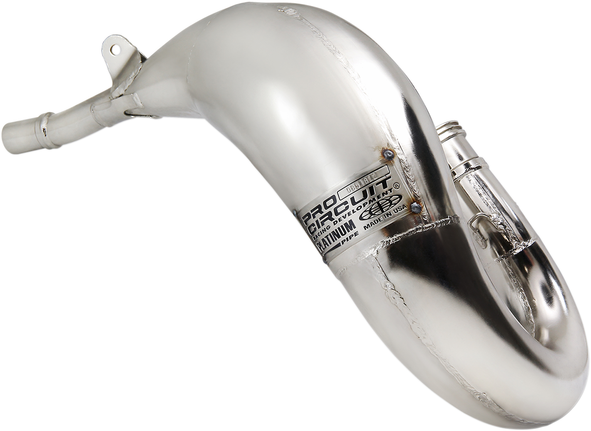 PRO CIRCUIT Platinum Pipe 0851812 high-performance off-road exhaust pipe for motocross and dirt bikes.