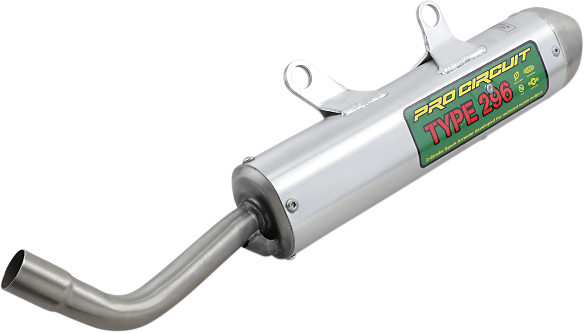 PRO CIRCUIT spark arrestor silencer for off-road motorcycles, quiet muffler with durable design, part number 1351925.
