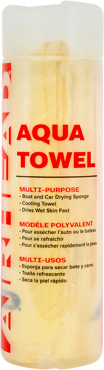 AIRHEAD SPORTS GROUP Absorbing Towel - Yellow AHAT-003 - Howling Moto