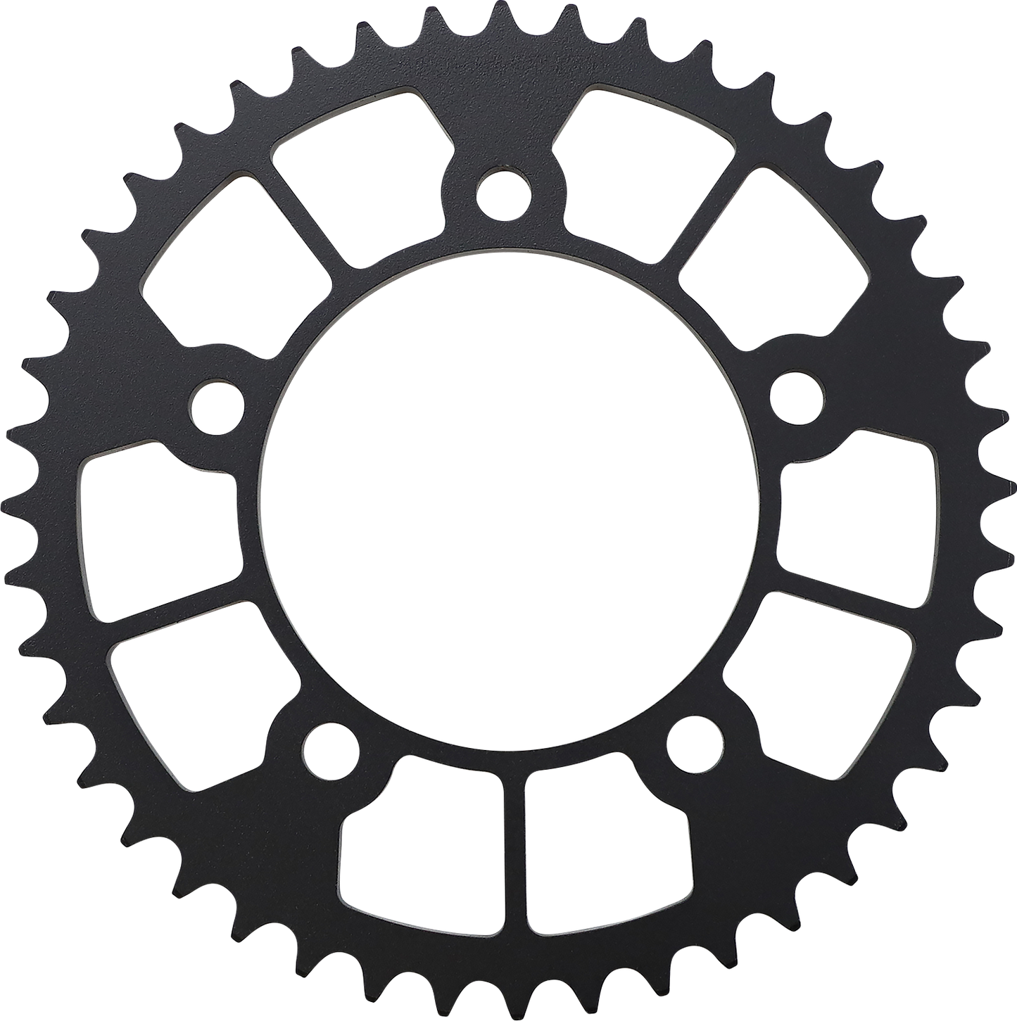 Moose Offroad 44-Tooth Rear Sprocket for Honda motorcycles, featuring durable metal construction and precise gear teeth.