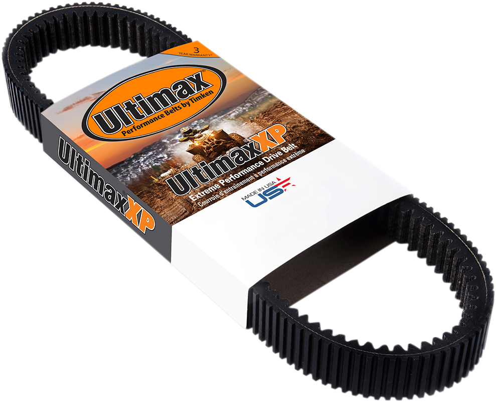 Parts Unlimited Supreme XP snowmobile drive belt for Yamaha, high-performance part with model number 47-6486, shown in image.