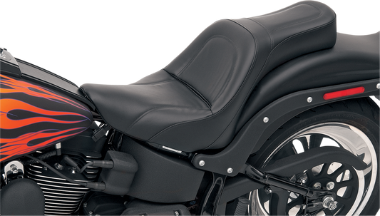 SADDLEMEN King Seat for Harley FLSTF 2007-2017, motorcycle seat with padded comfort, by Bill's Exhausts