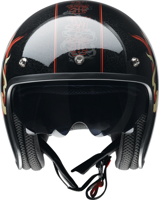 Z1R, Z1R Saturn Helmet - Devilish Gloss Black/Red Large (Part Number 0104-2879)