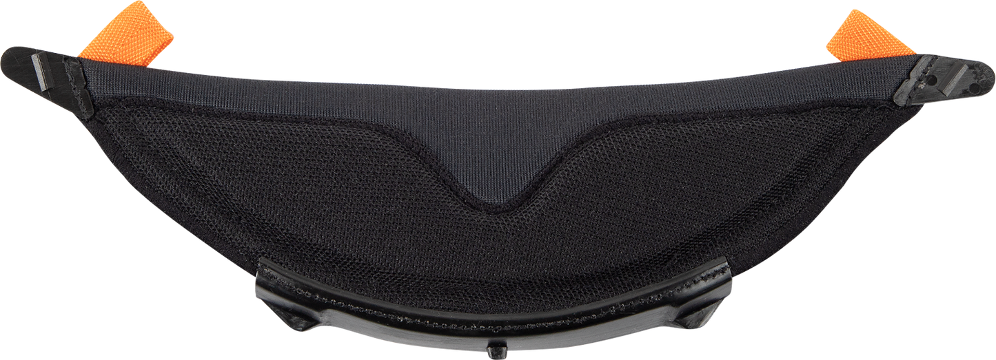 Arai Helmets Pro Breath Mask 08-2370, full coverage breath guard for motorcycle helmets, shown attached on a helmet.