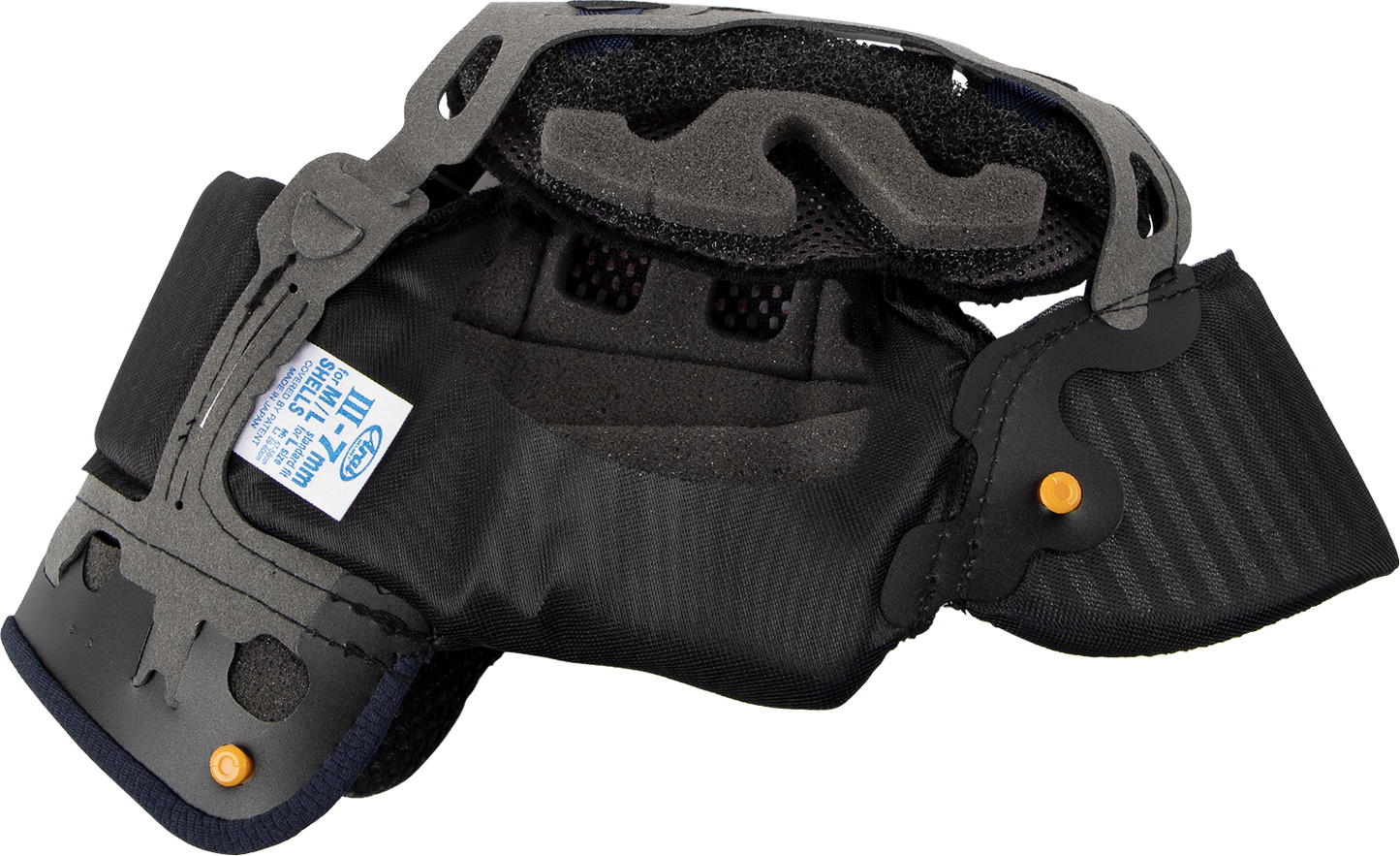 ARAi HELMETS Quantum-X interior pad EP III 7mm with part number 07-5820, close-up view of padded helmet interior component.
