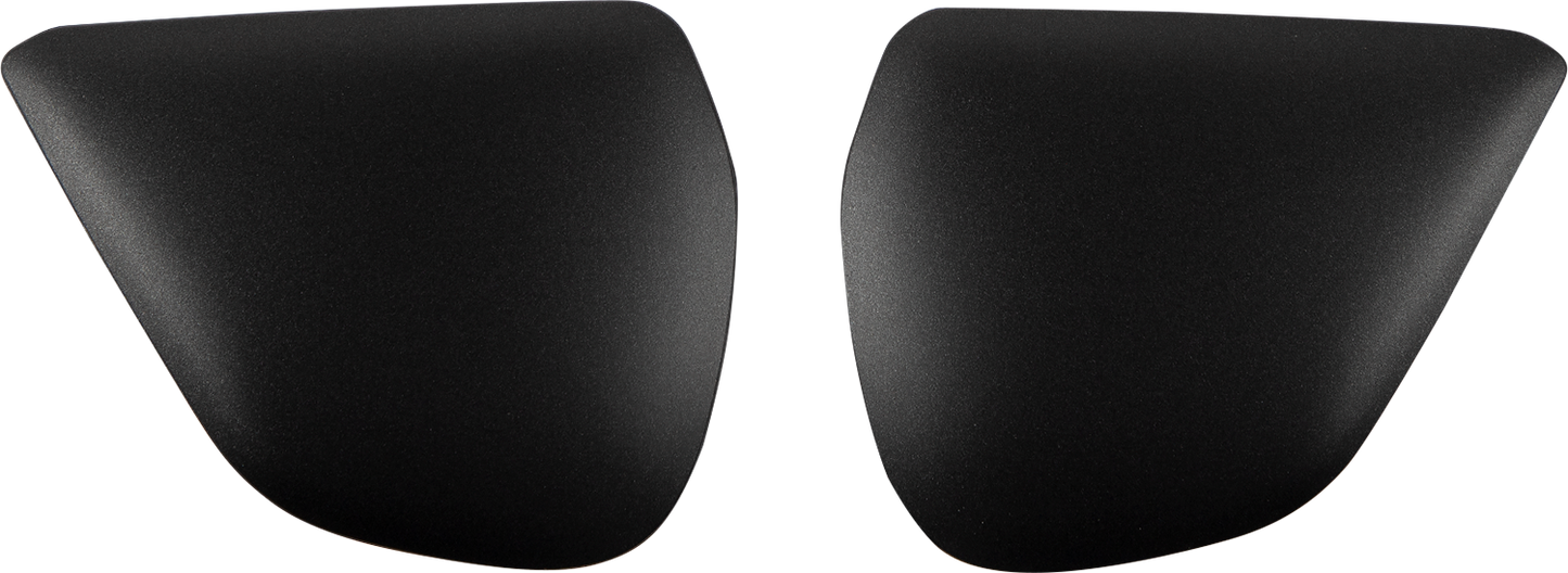 Arai Helmets VAS Holder/Pod Set in Black Frost, designed for secure attachment and sleek appearance on motorcycle helmets.