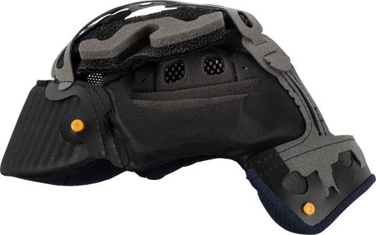 ARAÏ Helmets Quantum-X interior pad EP I, 10mm thickness, showing foam padding and helmet lining for comfort and fit.