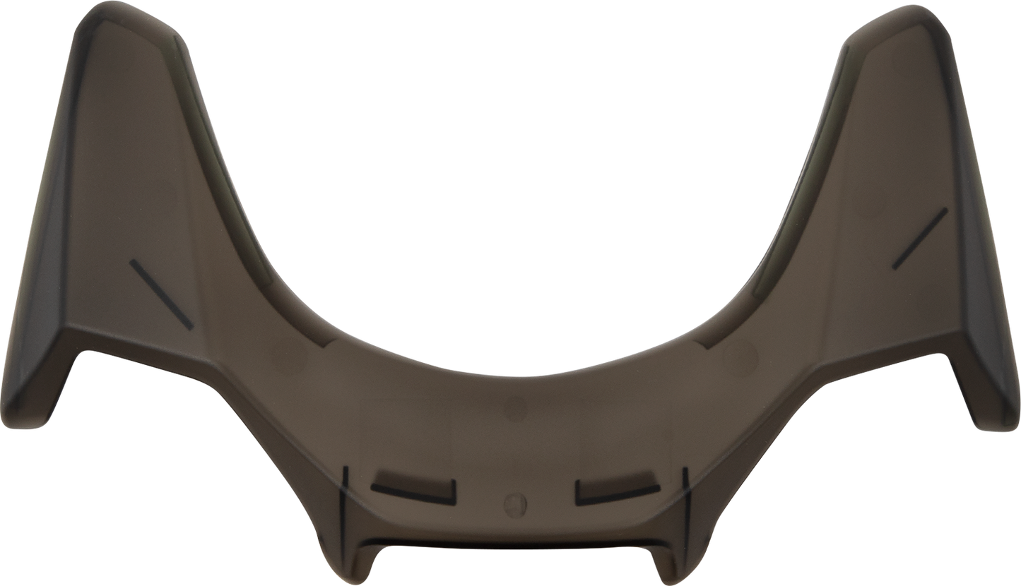 Arai Helmets QVR Duct Top Rear Vent in Tint Frost, motorcycle helmet accessory with vent opening and frost-tinted finish.