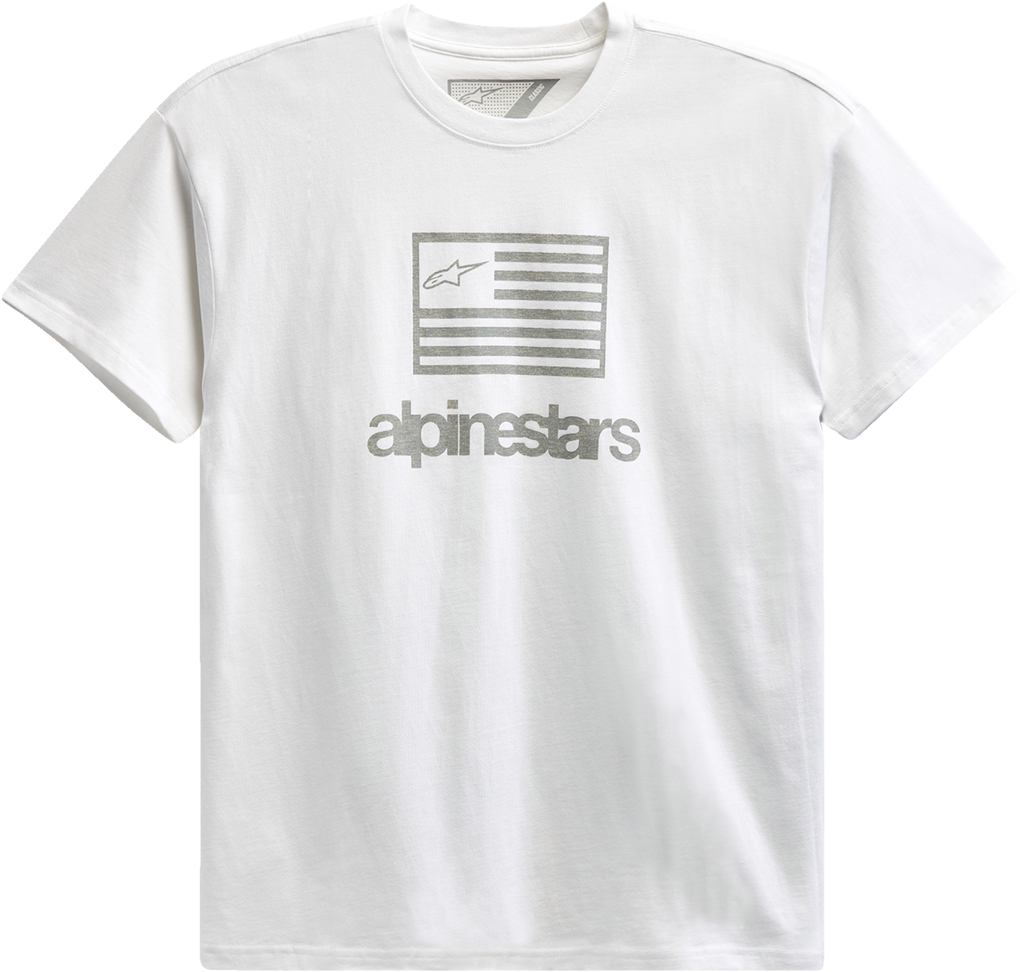 ALPINESTARS, Alpinestars Flag T-Shirt - White - Medium (Part Number 12137262020M)