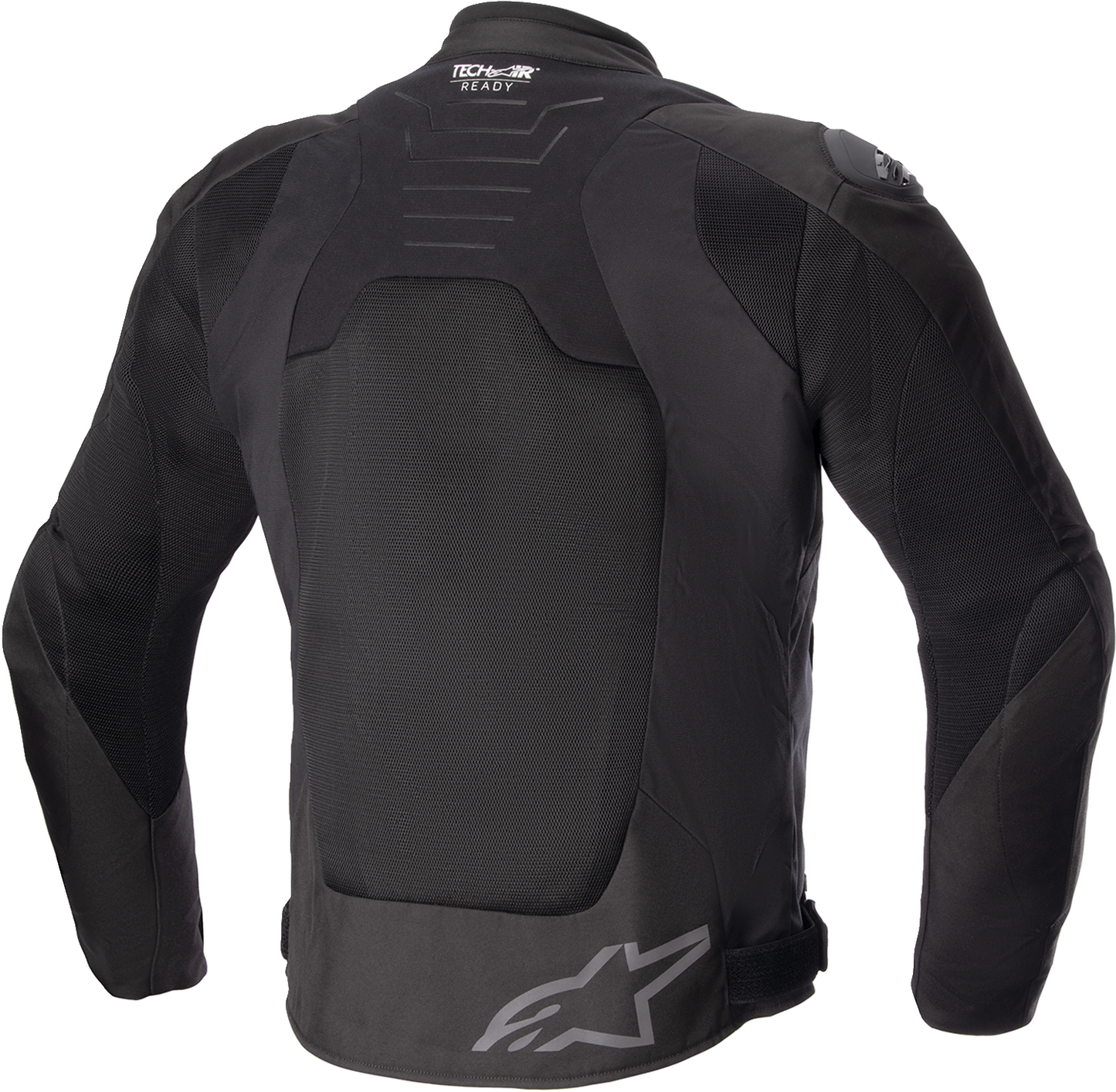 Alpinestars SMX Air motorcycle riding jacket in black, featuring advanced ventilation and protective gear, 4XL size.