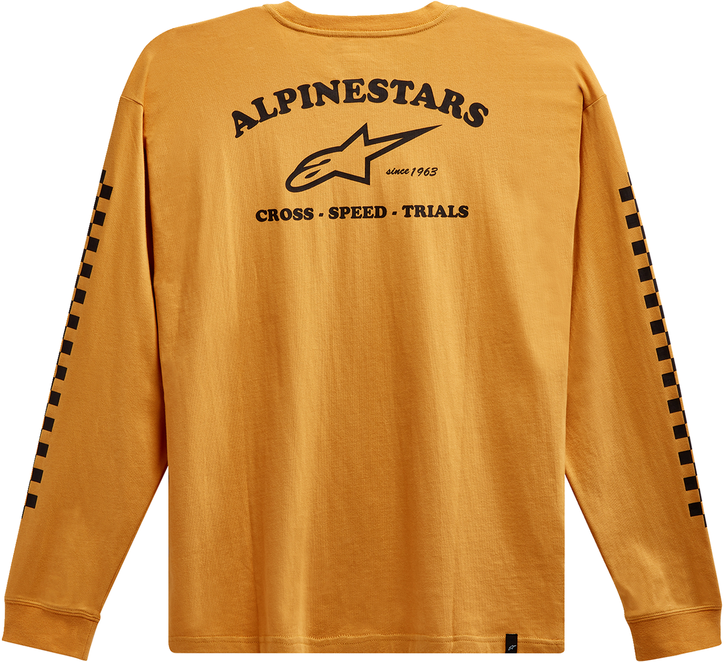 ALPINESTARS, Alpinestars Sunday Long-Sleeve T-Shirt - Gold - Medium (Part #12137184059M)