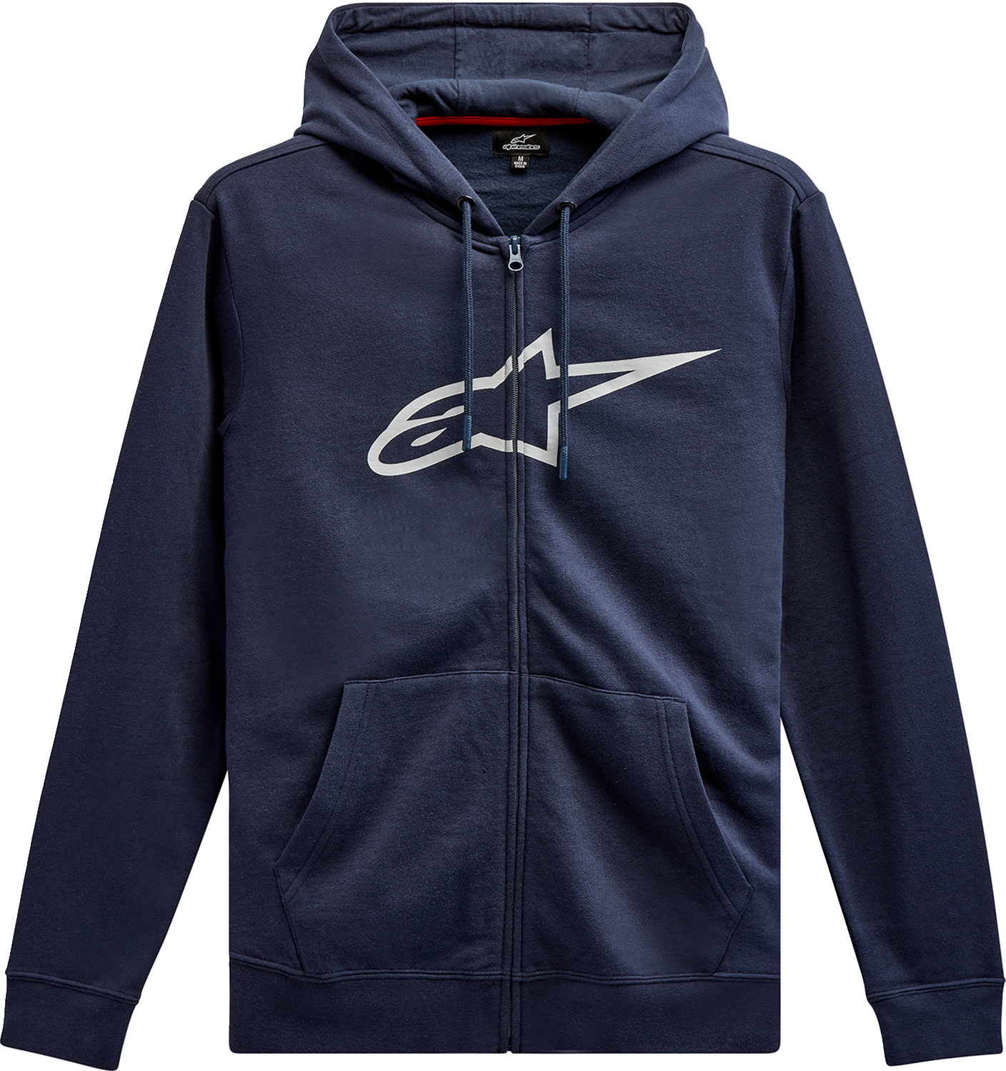 ALPINESTARS, Alpinestars Ageless II Zip Hoodie - Navy and Gray Men’s Medium | Part 1038530527011M
