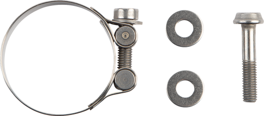 AKRAPOVIC slip-on motorcycle muffler in titanium with black finish, model S-K10SO29-ASZTBL for enhanced exhaust performance.