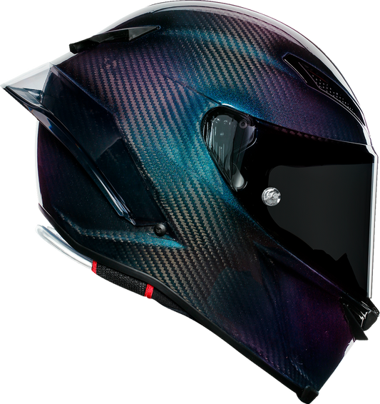AGV Pista GP RR Iridium Carbon motorcycle helmet in medium size with sleek carbon finish and detailed visor design.