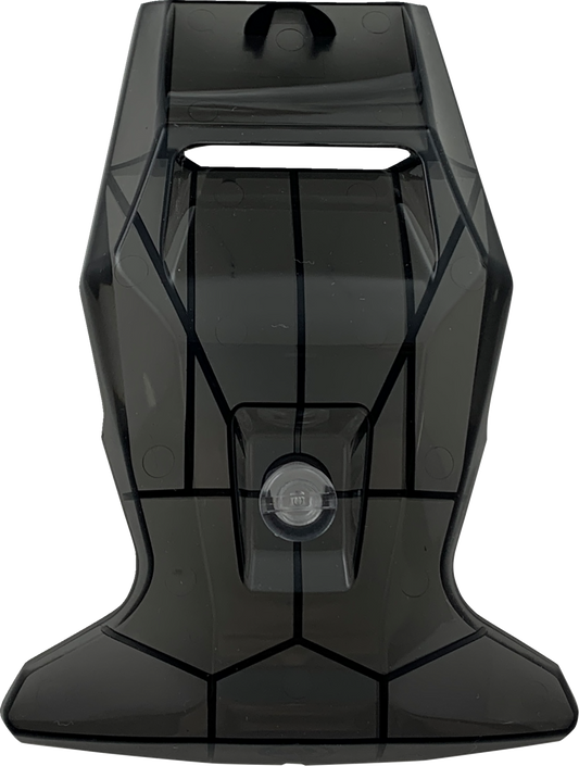 Arai Helmets VX-Pro4 top-duct center rear tint part, motorcycle helmet with tinted vent and aerodynamic design in the image.
