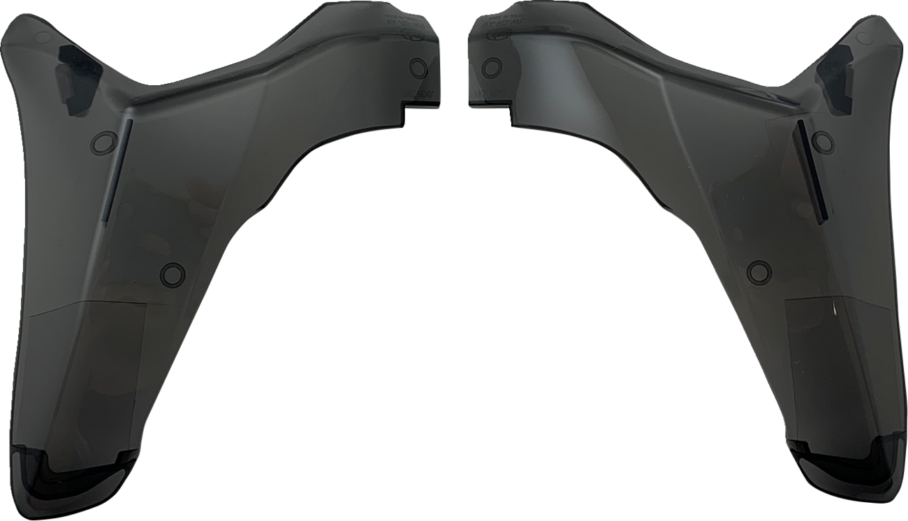 ARAÏ HELMETS VX-Pro4 top-side air duct set with tinted section, designed for enhanced ventilation and style on motorcycle helmets.