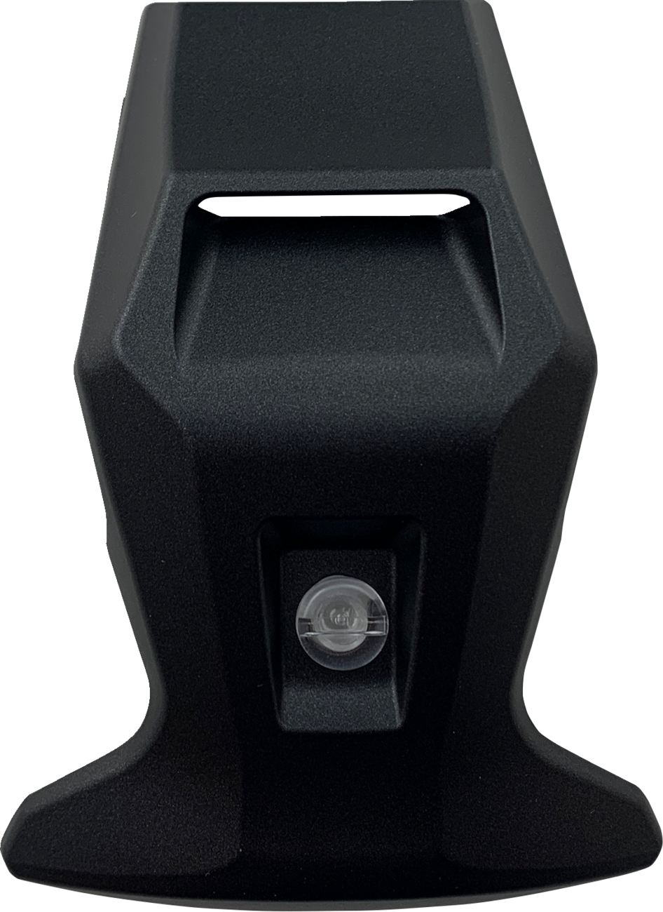 Black frost Arai Helmets VX-Pro4 top-duct center rear view showing vent opening and sleek design