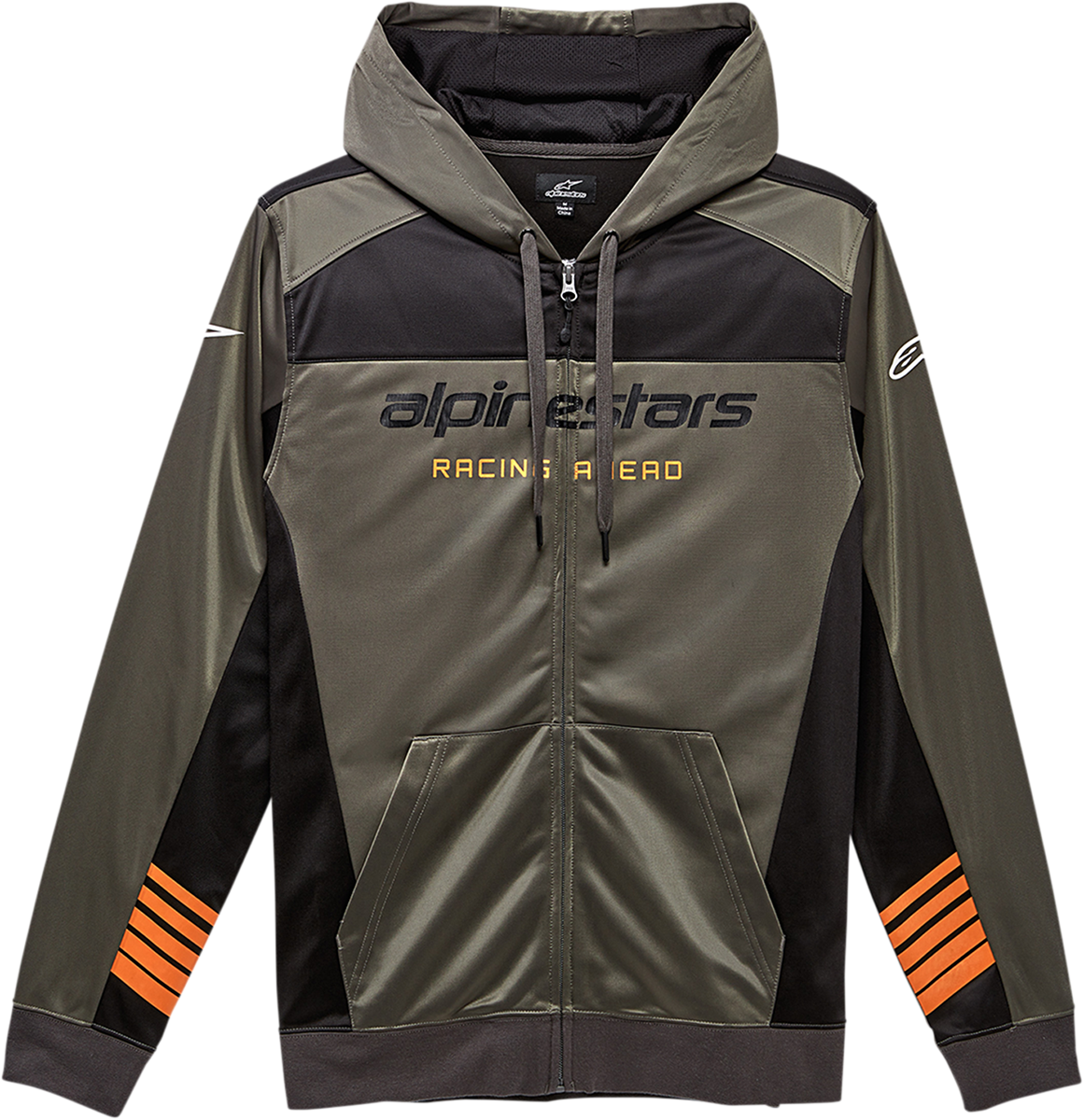 Alpinestars Sessions II hoodie in charcoal and black, XL size, featuring a comfortable fit and stylish design.