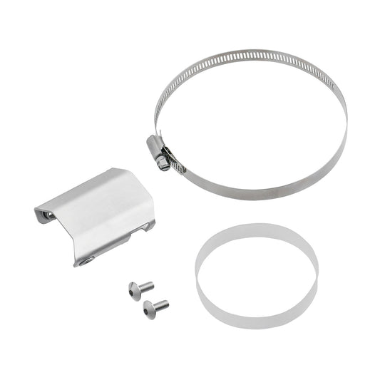 ZETA, ZETA Silencer Heat Guard Extender Silver (Part Number ZE52-2919)