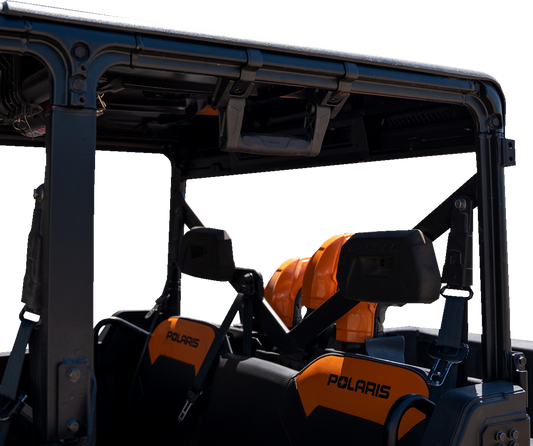 MOOSE Offroad EGRAB-1 custom grab handle with fold-away mounting system for off-road vehicles, featuring durable metal construction.