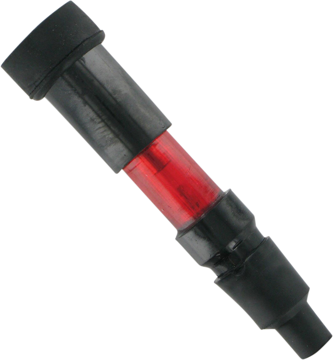 PARTS UNLIMITED spark plug cap in red, straight design for 10mm, 12mm, and 14mm spark plugs, shown in image 2861.