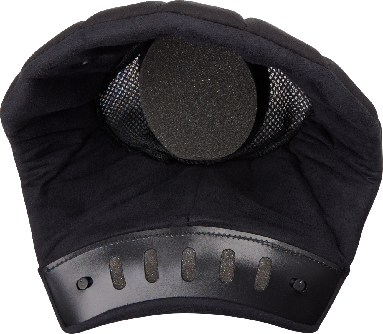 Black AGV X101 helmet replacement liner in XL size, part 20KIT77003001XL, shown in the image.