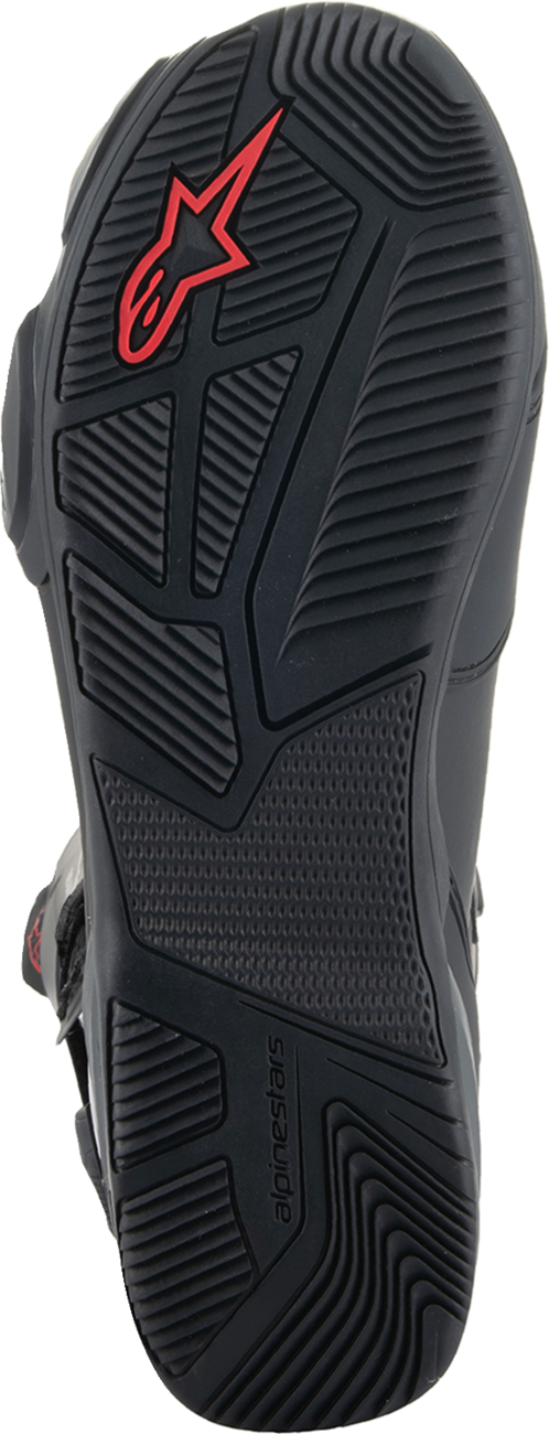 Alpinestars SP-X BOA motorcycle boots in black, EU size 48, featuring durable construction and secure fastening system.