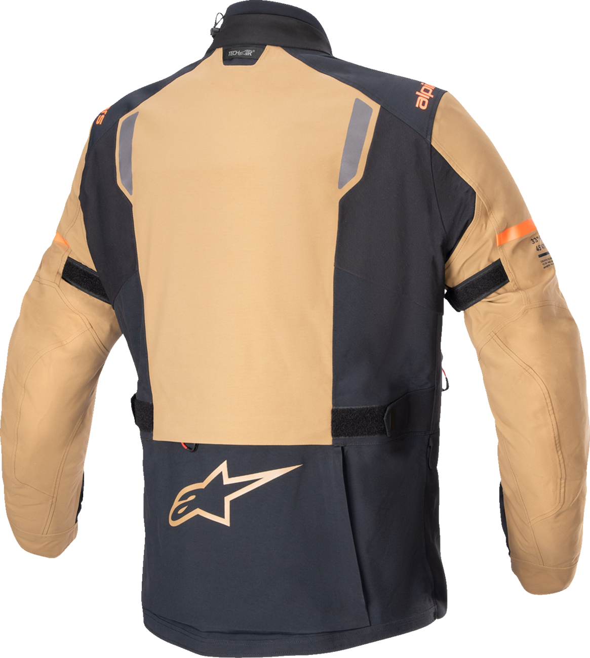 Alpinestars ST-7 2L Gore-Tex motorcycle jacket in Gobi Brown and Black, 2XL, waterproof outerwear with durable motorcycle gear design.