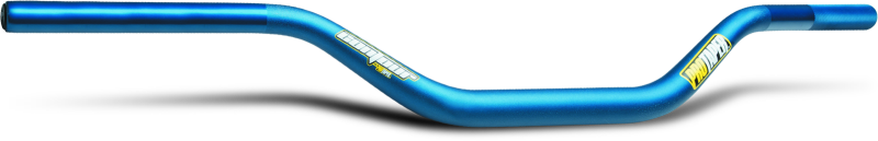 Blue ProTaper Contour Carmichael Handlebar for motocross bikes, featuring ergonomic design and durable construction.