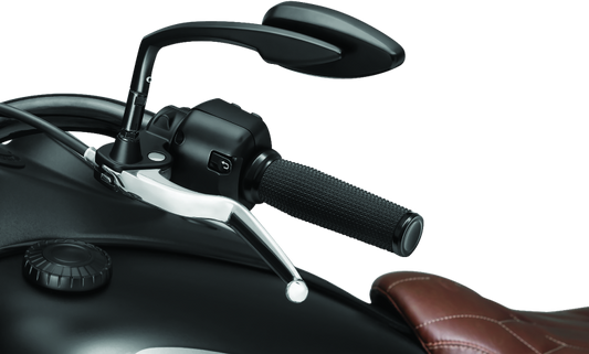 Kuryakyn, Kuryakyn Thresher Grips for 2018-2019 Indian Models – Black