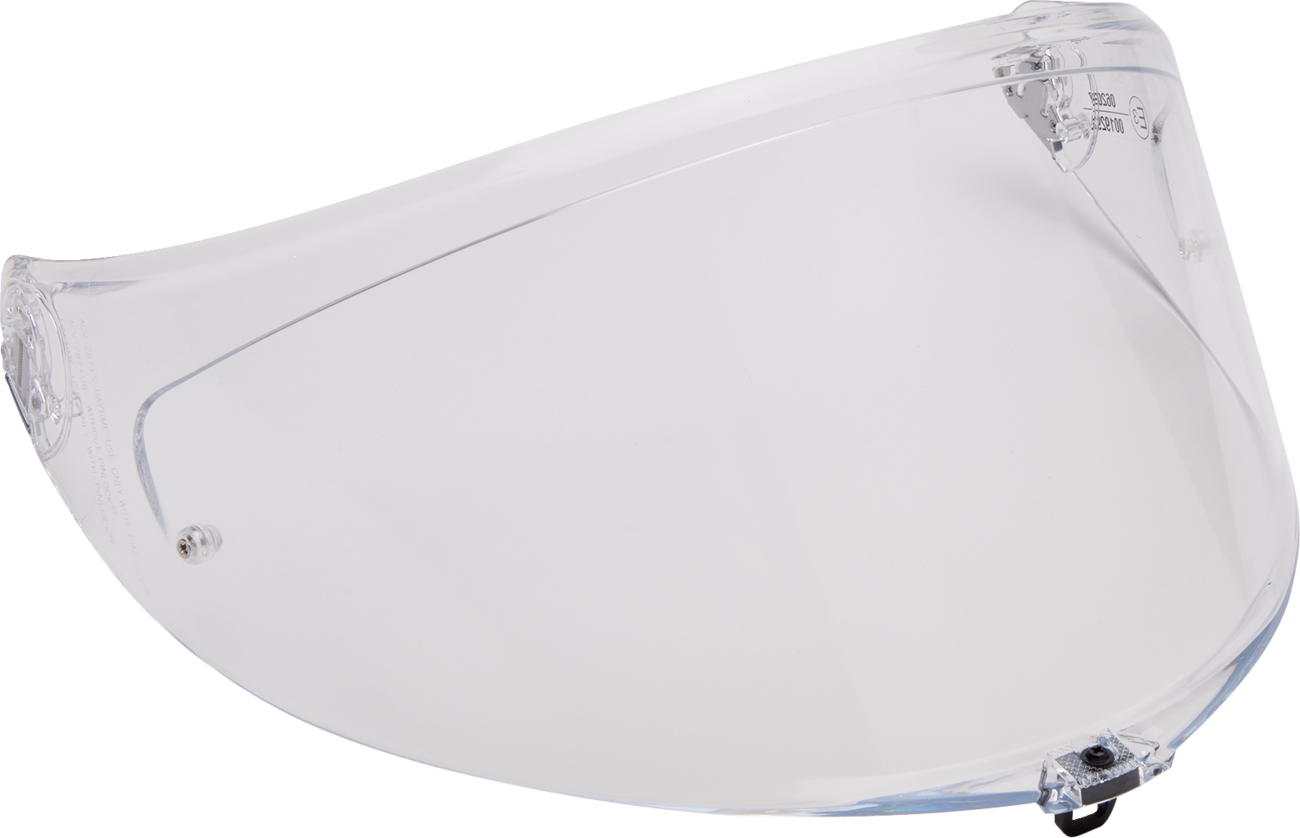Clear AGV K6/K6 S helmet shield with Pinlock® 120 MaxVision™ compatibility, designed for enhanced visibility and protection.