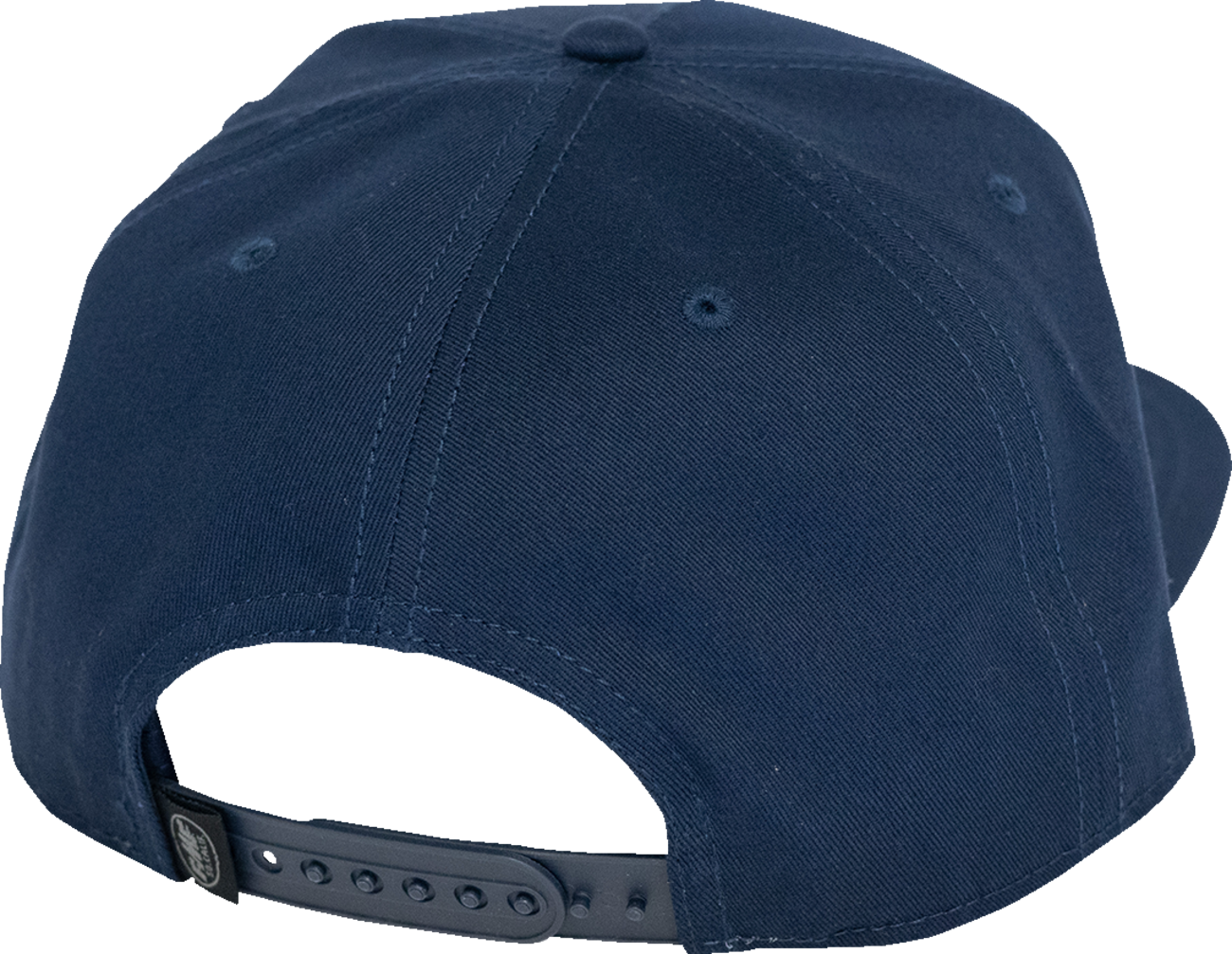 FMF Since '73 navy 5-panel snapback hat with front patch, stylish baseball cap featuring branded embroidery.