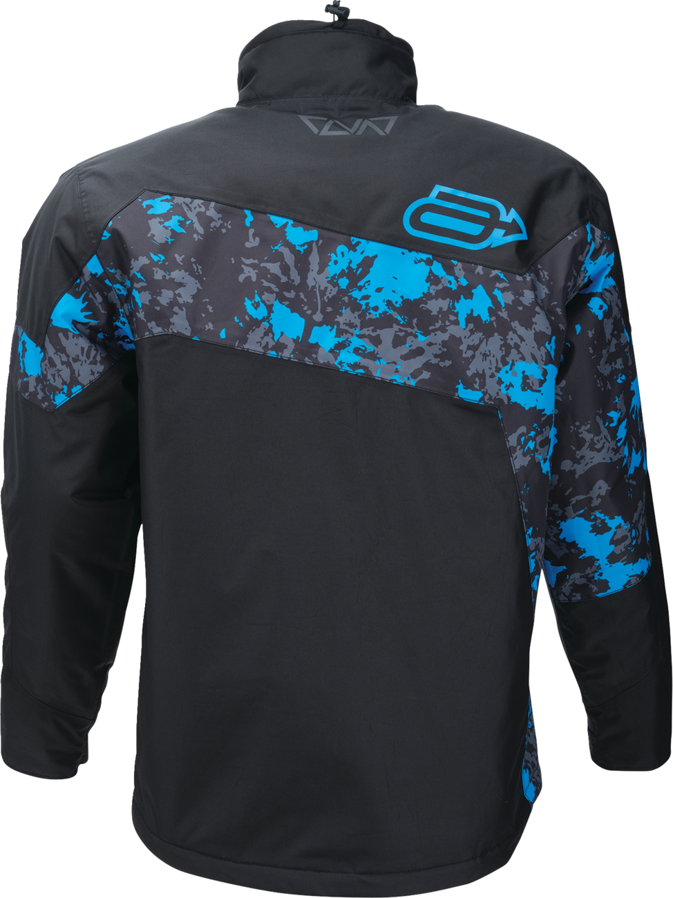 ARCTIVA Pivot 7 insulated jacket in 2XL, camo black and blue, with a front zipper and insulated design for cold weather.