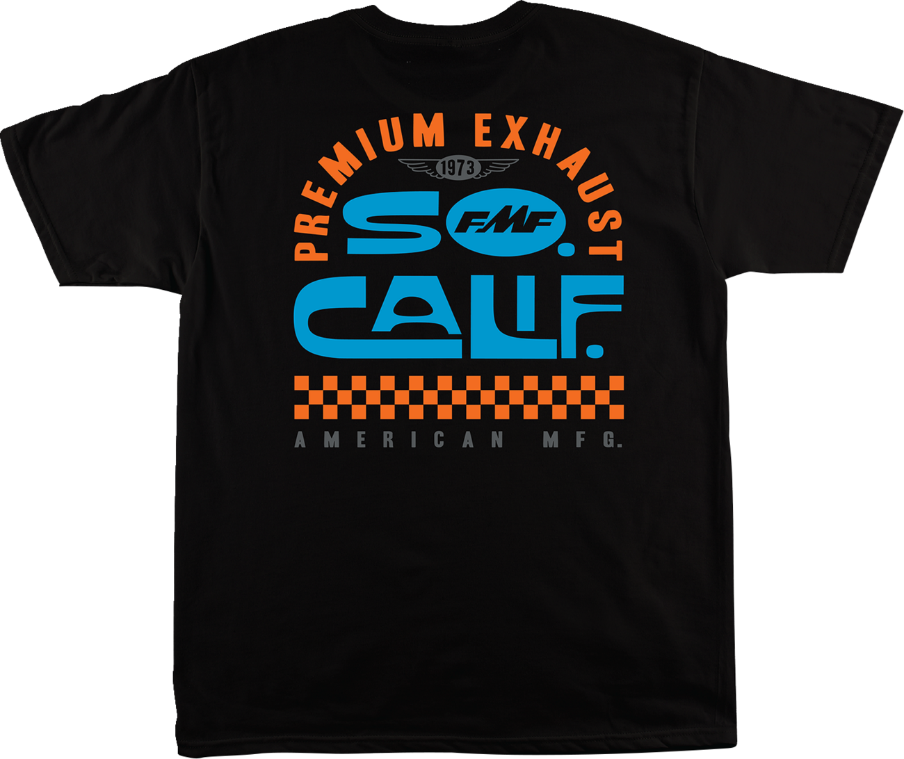 Black FMF Loose T-Shirt in Medium, casual fit, soft fabric, front view showing the relaxed style and classic design.