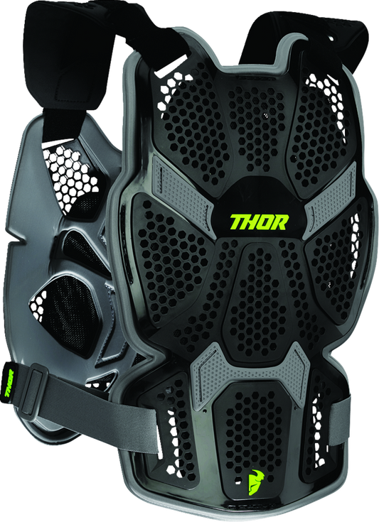 THOR, THOR Sentinel Pro Guard Black M/L – Lightweight Impact Protection with Ventilation and Custom Fit