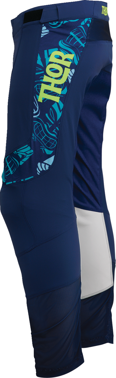 THOR, THOR Prime Aloha Pants - Navy/Aqua, US 36, Model 2901-11398