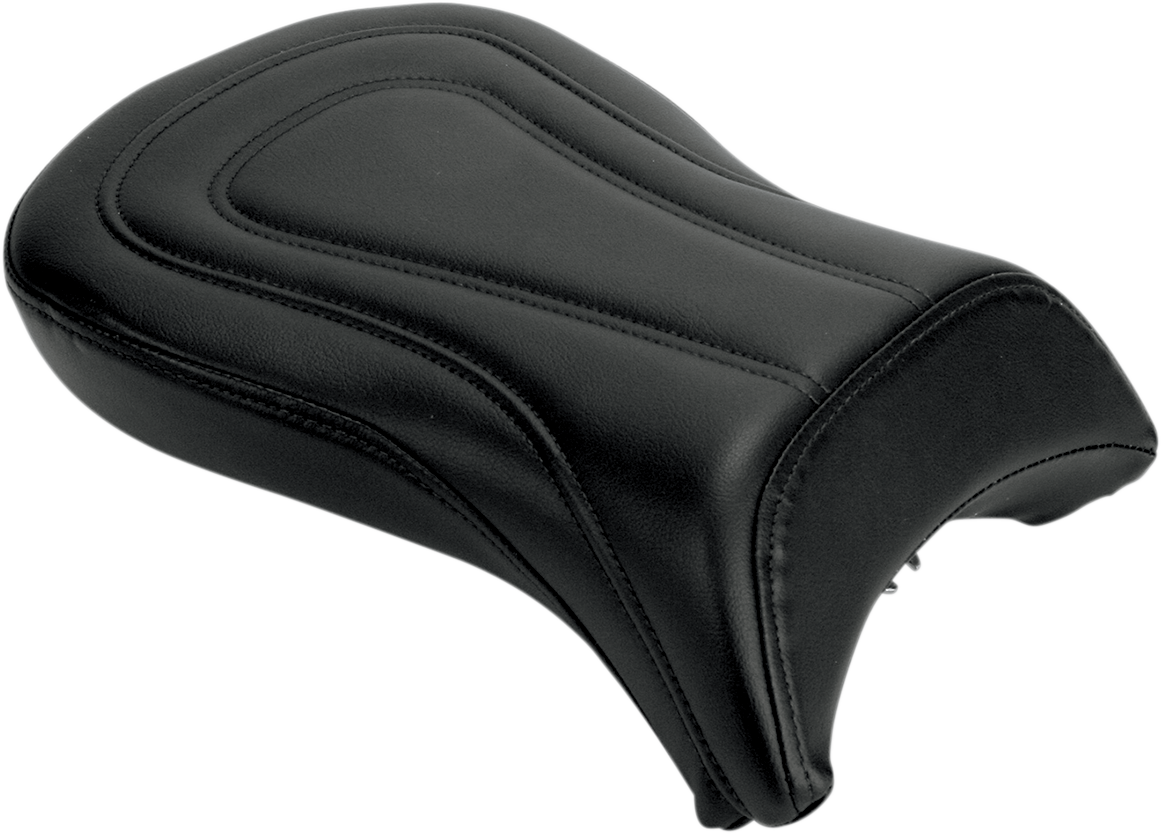 Bill's Exhausts SADDLEMEN Touring Pillion seat for Yamaha XVS1100 motorcycle, black cushioned passenger seat with mounting hardware
