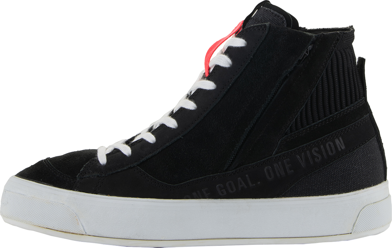 Alpinestars Stella Stated Podium women's urban riding sneakers in black, size US 7 / EU 38.5, showing the stylish design.
