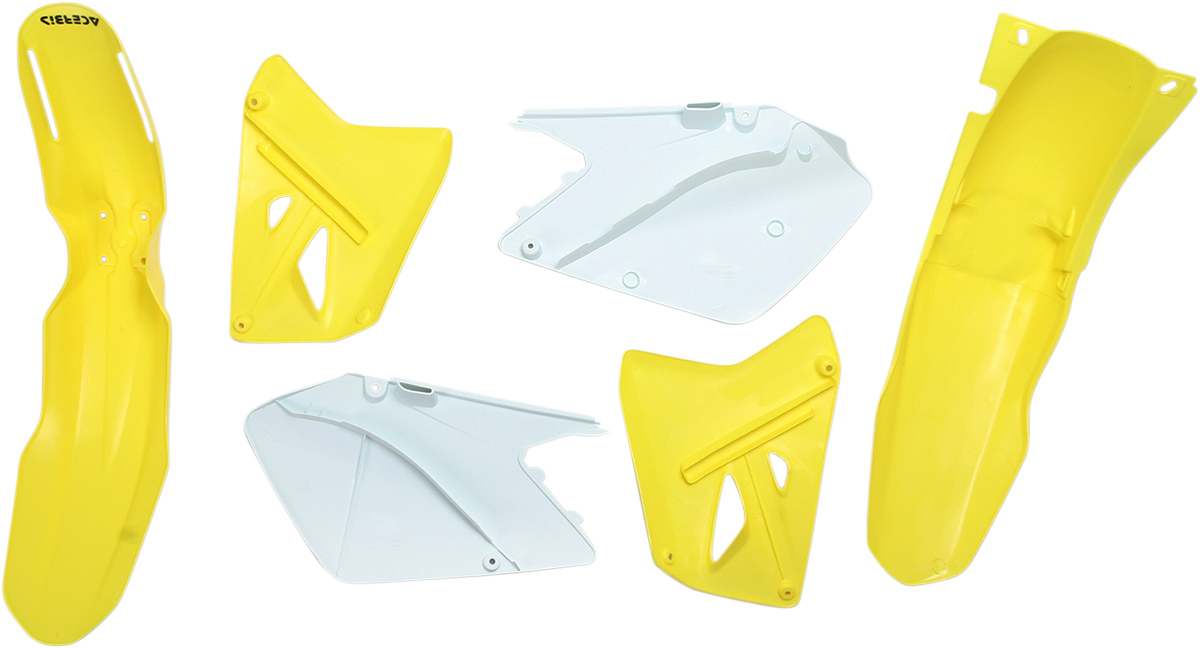 Acerbis standard replacement body kit for motorcycles, OEM 2041150206, showing the assembled body parts on a plain background.