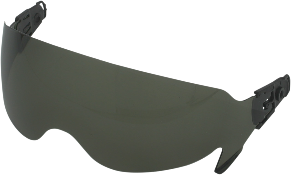 Bill's Exhausts AFX FX-200 Shield Inner in dark smoke, protective gear for motorcycle helmets, with clear tinted visor.